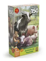 Quebra-cabeça Puzzle 150 Peças Animais Da Fazenda 03751 Grow