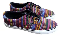 Zapatillas Qix Hippie Chic,coloridas, Talles 40,41,42,43