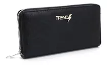 Billetera Trendy Original Diseño Tricolor Eco Cuero Monedero