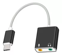 Tarjeta De Sonido7.1 Conector Usb C Audio Y Micrófono 3.5mm