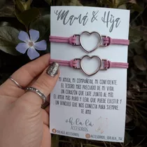 Pulseras Para Compartir - Mamá & Hija - Corazón