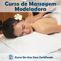 Curso Ead Videoaula Massagem Modeladora + Certificado Brinde