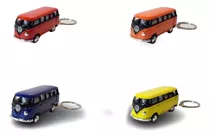 Llavero Vw T1 Kombi Combi Pull Back Escala 1:64 Kinsmart X4