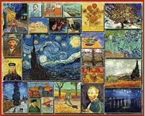 Puzzles Da Montanha Branca Van Gogh - Quebra-cabeça De 1000