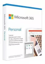 Microsoft Office 365 Personal Pc/mac (box) Assinatura Anual