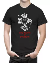 Camiseta Masculina Five Nights At Freddy's Foxy Bonnie Fnaf