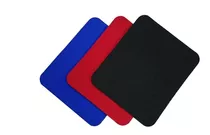 3 Mouse Pads Lisos Com Base Emborrachada - Polispuma