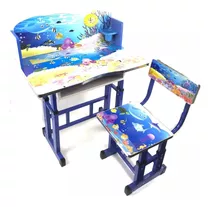 Mesa Y Silla Estudio Infantil Ajustable Niño Escritorio 