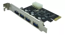 Placa Usb 3.0 Pci-e 4 Portas 5gbps Pci-express Pc Lt-612