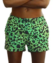 Malla Corta Short De Baño Estampado Marca Pineapple Bay 