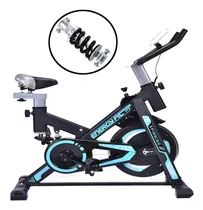 Bicicleta Fija Spinning Profesional Con Amortiguador 30 Kgs