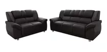 Juego De Living Sillon 3+2 Cuerpos Sofa Cordoba Negro