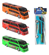 Ônibus Buzão Realista C/ 2 Andares Miniatura 25cm - Bs Toys