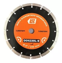 Disco Diamantado Segmentado Concreto 230 Mm 9 PuLG Lusqtoff