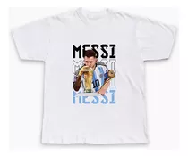 Camiseta Lionel Messi Campeón Del Mundo