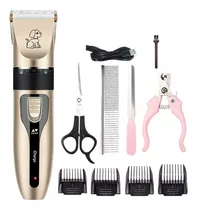 Máquina De Tosa Pet Dog Hair Clipper Machine Cor Dourado 110v/220v