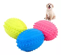 Juguete Pelota Rugby Resistente Mordillo Perros Chifle