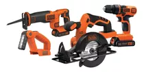 Combo Black&decker Taladro Sierra Sable Circular Lampara 20v