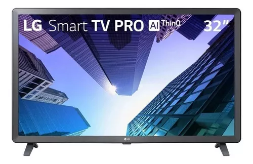 Smart Tv 32'' Led Hd 32lq621 Preta LG Bivolt