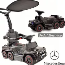 Carro Carrito Bugie Mercedes Original Con 6 Llantas Y Usb