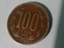 Moneda 100 Pesos Chile 1985 