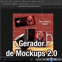 Gerador De Mockup Para Canecas Automático Psd