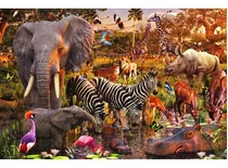 Rompecabezas Ravensburger 3000 Pzas Mundo Animal Africano