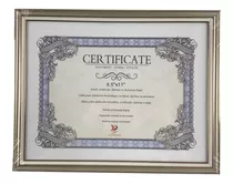 Marco Para Diploma Certificado Documento Color Cobre 22x28cm
