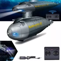 Barco De Controle Remoto Submarino Mini Rc Para Mergulho À P