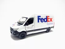 Camioneta Van Mercedes Benz Sprinter Fedex Esc. 1:48 