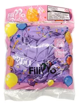 Globo 10 X 50 Filippo Pastel Violeta