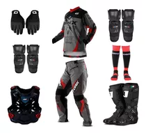 Kit Equipamento Motocross Trilha Protork Insane Jett Oferta