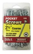 Milescraft Tornillos Torx 2 1/2 Pulgadas (64mm) X50 Unidades