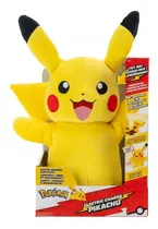 Peluche Pikachu Pokémon Electric Luz Sonidos Y Movimientos