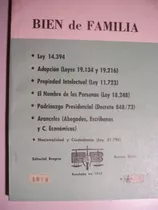 Ley De Bien De Familia Bregna Adopcion Propiedad Intelectual