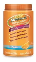 Metamucil Plantago Psyllium Fibra Natural Naranja 174gr