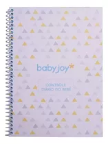 Caderno Controle Diário Do Bebê Azul 80 Folhas Baby Joy