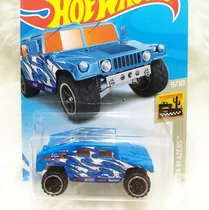 Hot Wheels Humvee Azul Camuflaje 133/250 Car Original Bliste