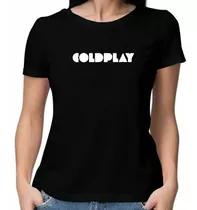 Remera Coldplay Mujer Estampada-algodon Premium