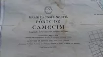 Carta Nautica Antigua Brasil Puerto Camocim Año 1946