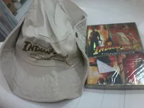 Box Dvd Quadrilogia Indiana Jones + Chapeu Personalizado