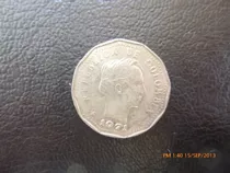 Moneda Colombia 1970 - 50 Centavos (x589.