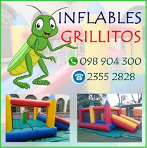 Alquiler De Castillo Inflable, Cama Elástica Algodón De Az..