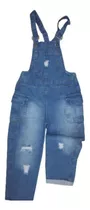 Jardinero Pantalon Nena Jean Rigido Mom Enterito Niña 4 -16 