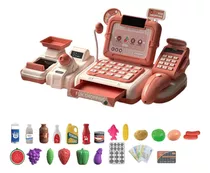 Set De Juego Cash Register Con Luces Y Sonidos Para Niña [u]