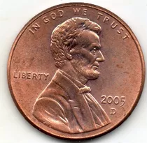 1 Centavo Abraham Lincoln Liberty 2005 E Pluribus Unum