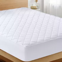 Cubrecolchon 160x200 Queen 2 Plazas Pillow Top Soft Protect Color Blanco