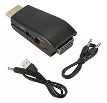 Adaptador Hdmi M A Vga H  C/audio Y Power Compatible Ps4 Pc