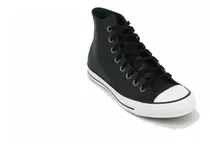 Botita Converse Chuck Taylor Leather  Negro Unisex Deporfan 