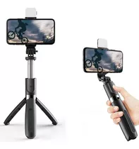 Palo Selfie Tripode Con Flash + Bluetooth. Celulares Y Gopro